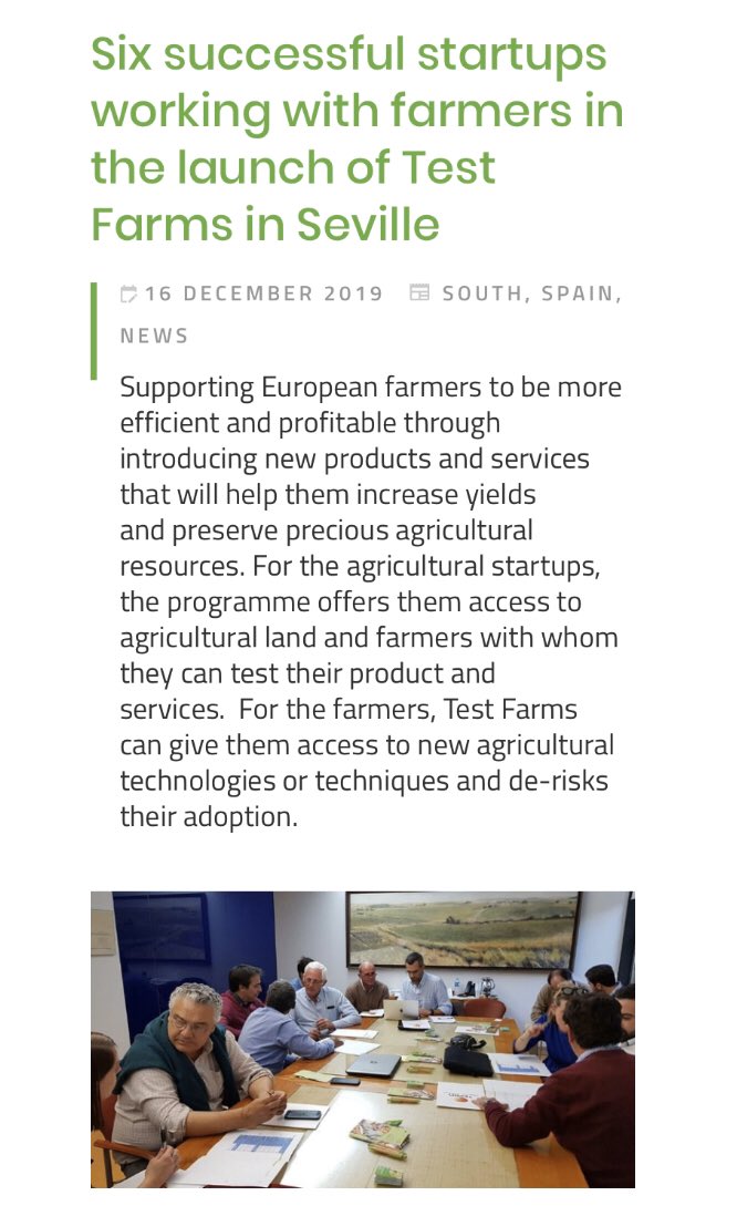 mycroclime's tweet photo. #proyect #eaifood #seville #agri #startup #smartagriculture #mycroclime https://t.co/W4yXPlQcCt