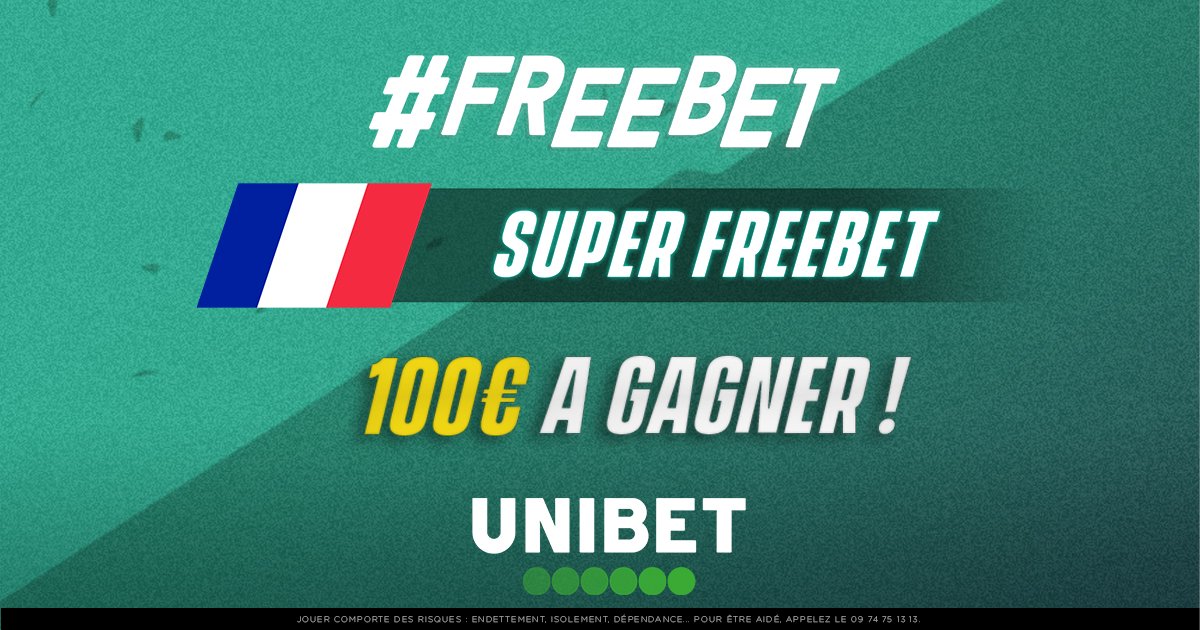 UnibetFrance's tweet photo. ⚽💰 Quel sera le nombre total de buts lors du Multiplex de 20h45 ?

➡️ RT + Pseudo + #SuperFreebetUnibet 
⏰ Fin du jeu à 20h45
🍀 TAS dimanche.

#TeamParieur https://t.co/GmFVgan5Up