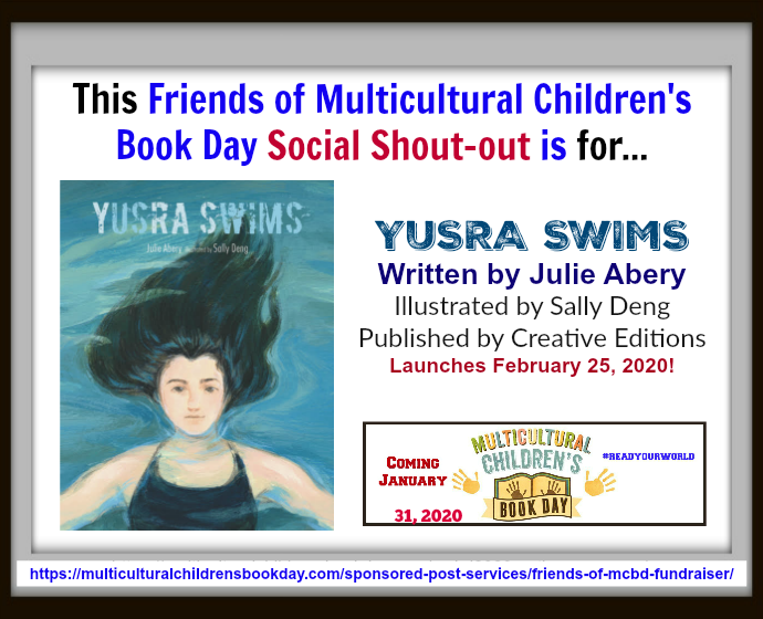 MCChildsBookDay's tweet photo. Today's Shout-out is sponsored by author @viviankirkfield for YUSRA SWIMS, Written by @juliedawnabery and Illustrated by Sally Deng
Published by Creative Editions
Publication date: February 25, 2020 Discover more about the book here https://t.co/0wq5zq5NGl #ReadYourWorld https://t.co/us3SbRvj6u