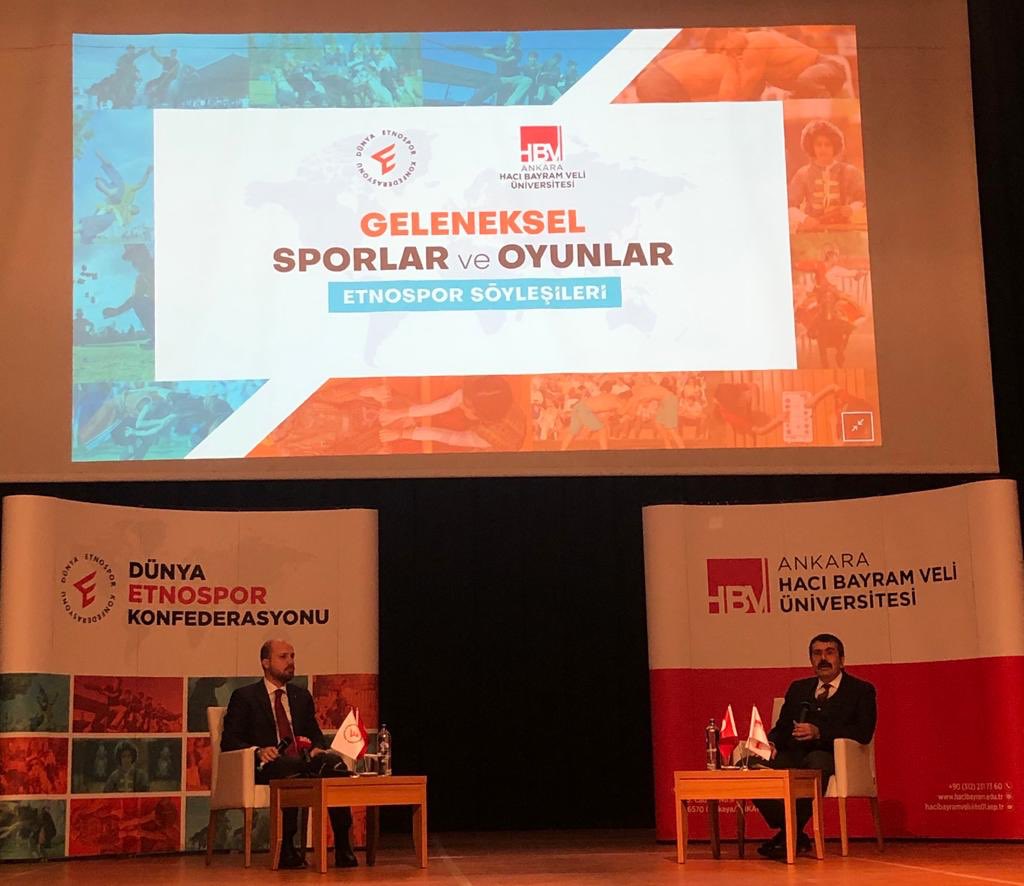 Yusuf__Tekin's tweet photo. Dünya Etnospor Federasyonu Başkanı Sn. N. Bilal Erdoğan, üniversitemiz gençleriyle söyleşide. Geleneksel sporlar ve kültürümüze katkısını konuşuyoruz. https://t.co/r47KOtYJ0N