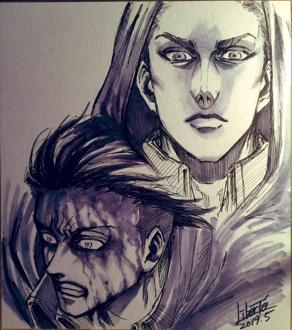 #2019年自分が選ぶ今年の4枚 

アナログから四枚(というかそんなに枚数描いてない) 