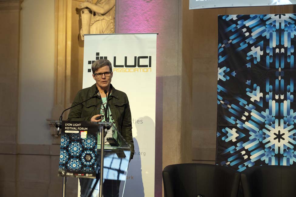 TartuValgus's tweet photo. Spreading the word about TAVA 2020! The Lyon Light Festival Forum 2019 was held recently and our very own Elo Liiv did a presentation regarding TAVA2020 . It was an event where over 150 city representatives, artists and light festival professionals from 30 cities came together. https://t.co/voqTnKhboC