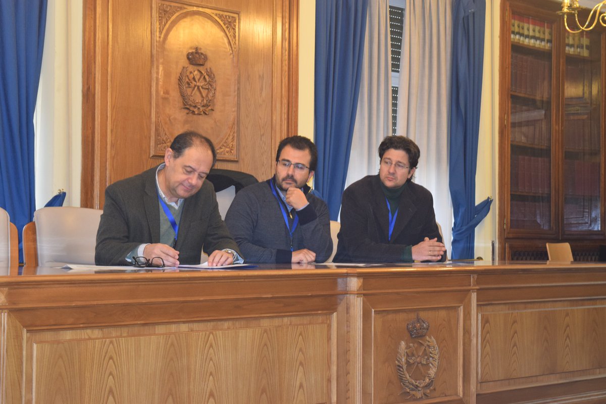 UnescoConeect's tweet photo. George Zaimes presented the WaSec project during the workshop that was organized by the project on March 13, 2019, in Madrid, Spain. In addition, government agencies and private organizations presented best practices on water management from Spain. https://t.co/nFYOph5FlS