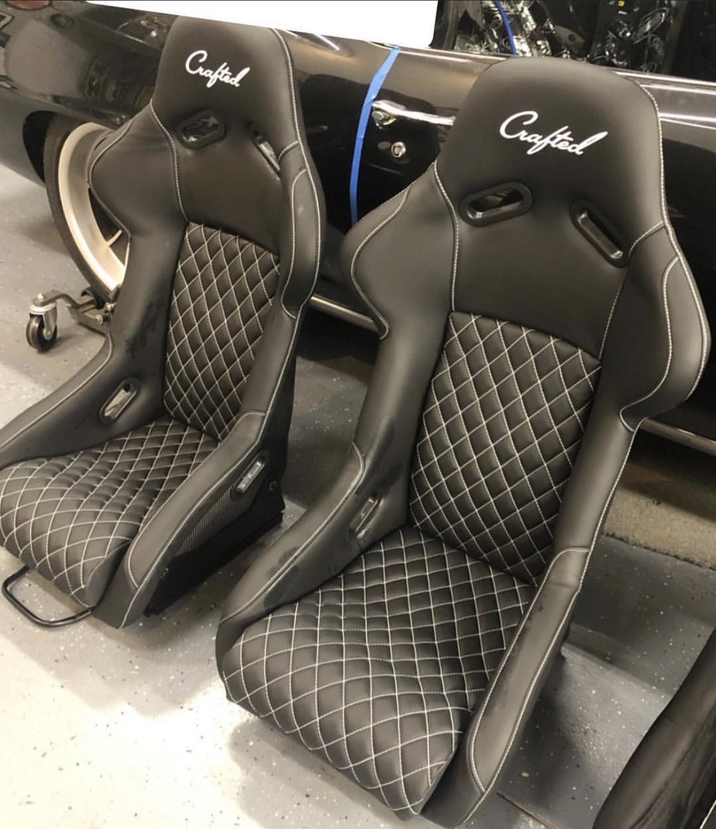 KeystonBros's tweet photo. Northwest Crafted Interiors used #KeystonBros Partners Black on these racing bucket seats. Northwest Crafted Interiors, nice work!
•
•
•
#quiltstitching #upholstery #customstitching #autointerior #vinyl #partnerwithkeyston #interior #custominterior https://t.co/MqQ66kFEcx