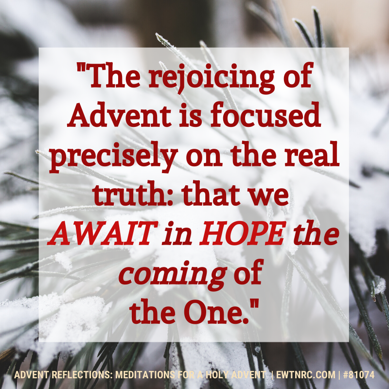 EWTN's tweet photo. The anticipation and excitement of Advent is not for the gifts or desserts – we are awaiting the coming of our savior. 

https://t.co/i7L32i0V7s https://t.co/1q8ZTAoWTL