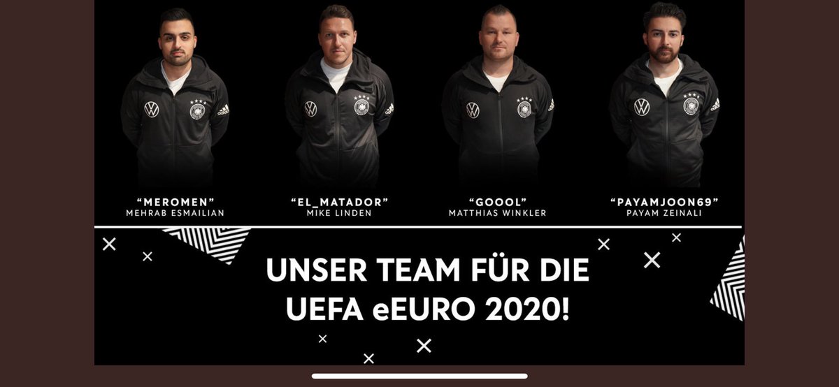 I can proudly announce that I am part of the @DFB_eFootball  Team for the upcoming #eEuro2020. Together we will fight to bring the title home. Thank you for the nomination. This is already my biggest success in esports. #dream #dfb #eEuro2020