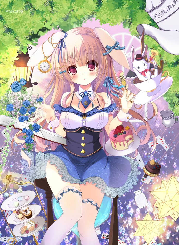 「うさぎのお茶会にようこそ?☕️??
#ねころっぷ #C97 」|遊月ひな🌻5/3TOKYO展示会主催「NEW DROPS!」かわいい女の子展🌸のイラスト