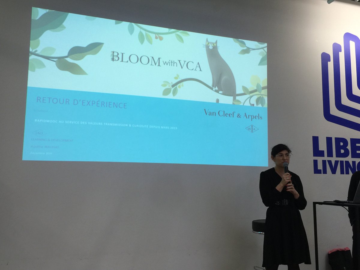 rapidmooc's tweet photo. We are very proud 🤩of our 2nd place at the #LearningGenius Showcase with Agathe Malinas and our beautiful @vancleefarpels case study! 🙏to @placroix and Philippe Gil. 
Congrats 🤜 @VeryUpCompany + @ouiaremakers for sharing the podium with us! 

#edtech #LearnInnov2019. https://t.co/pCPxtJXW1n