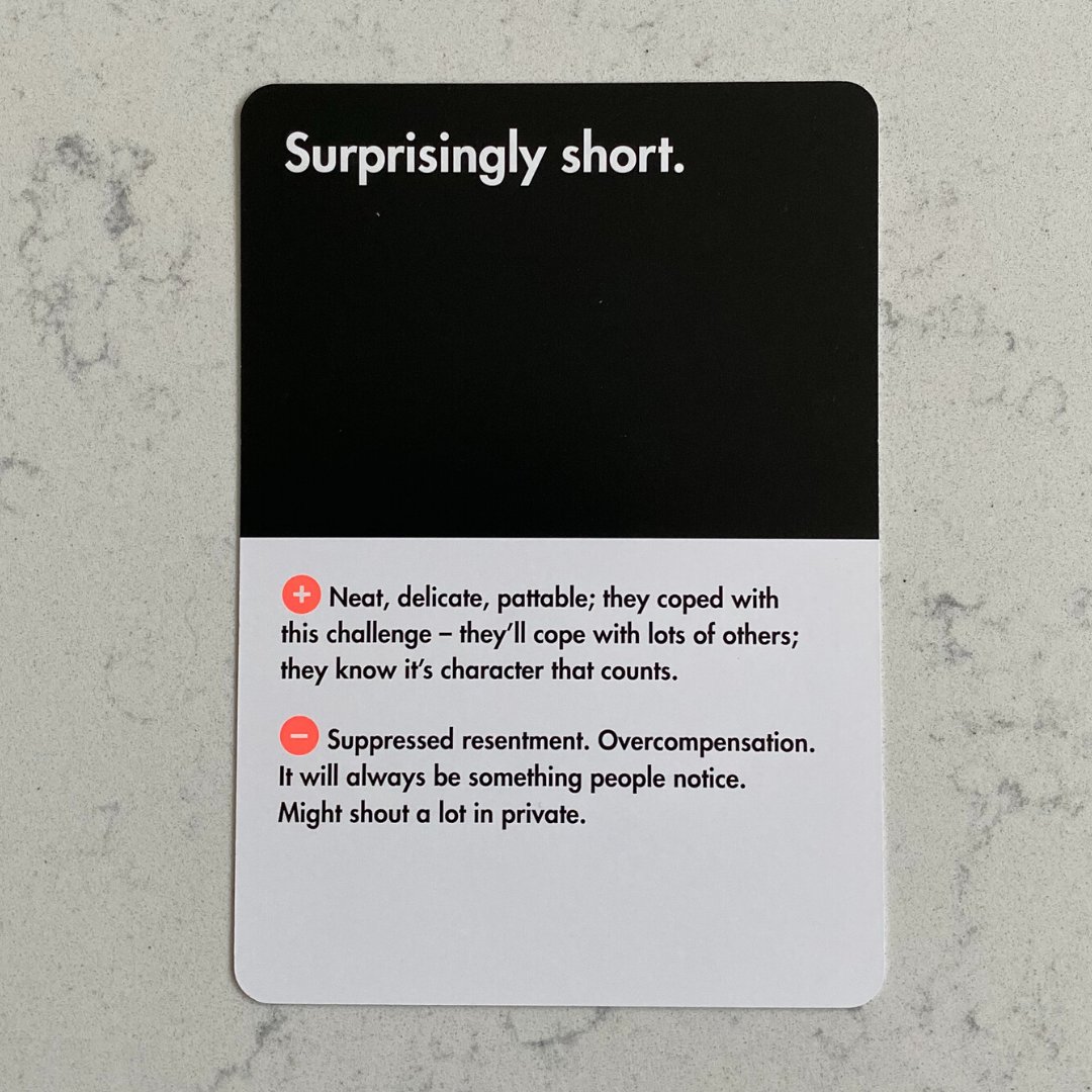 These School of Life cards are making us 😂⁠
⁠
What would you rather? Let us know!

#piinapp #schooloflife #oddlytall #surprisinglyshort #datingmeme #datingjoke #wouldyourather