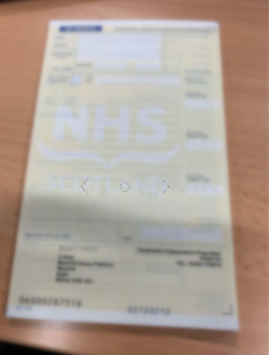 t4rt4n's tweet photo. An early Christmas present , again somthing I thought I would never see in my lifetime. My first Paramedic independent prescriber pad. https://t.co/PHm6kq5dFg