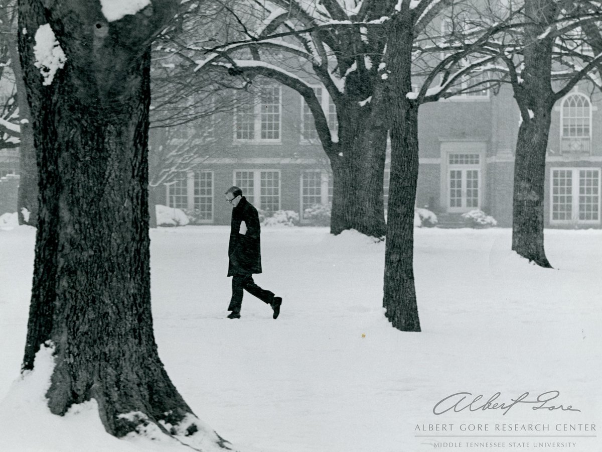MTSUGoreCenter's tweet photo. It's another #WintryWednesday on campus, but not nearly as cold as this photograph of the Wiser-Patten Science building in the 1960s. ☃️🥶
Image: News and Public Affairs, MTSU University Archives https://t.co/icQynozfG1