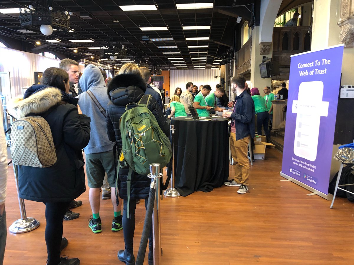 uport_me's tweet photo. Remember in Jan when @taigamarket built on uPort for #ethdenver2019 attendee registration? Over 1400 people at the event checked-in with the uPort app!! ๐
#GreatestHitsof2019 #opensource https://t.co/D2OrN0C9Tx
