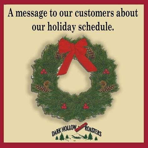 We roast and ship coffee 51 weeks out of the year, but the one week we don't is coming right up.

To ensure delivery of your coffee order before Christmas, your order must be in no later than midnight, Thursday the 19th. Our last shipping day of 2019 is … ift.tt/2Z1NMv5