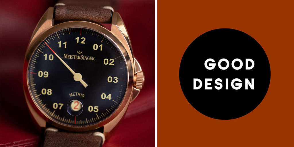 MeisterSingerMS's tweet image. Great news – #Meistersinger have won an #gooddesignaward for the #Metris Bronze Line. One of the most important design prizes in the world and we are happy about winning such an internationally renowned label. A seal of quality. #Baselworld #classicwatch #singlehandwatch #date