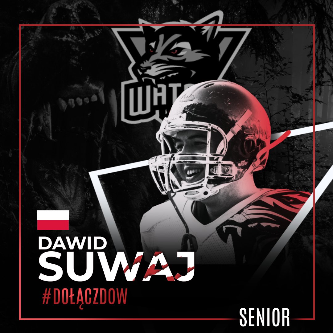wataha_pl's tweet photo. Dawid zadebiutowal w drużynie juniorów na pozycji ofensywnego liniowego. Po zakończeniu sezonu, dołączył do treningów przygotowujących do LFA1. Wiemy, że dzięki ciężkiej pracy będzie mocnym wzmocnieniem drużyny i nie raz będzie cieszyć oko swoimi blokami. 💪
#DołączDoW #Sezon2020 https://t.co/KP5QeIiaVz