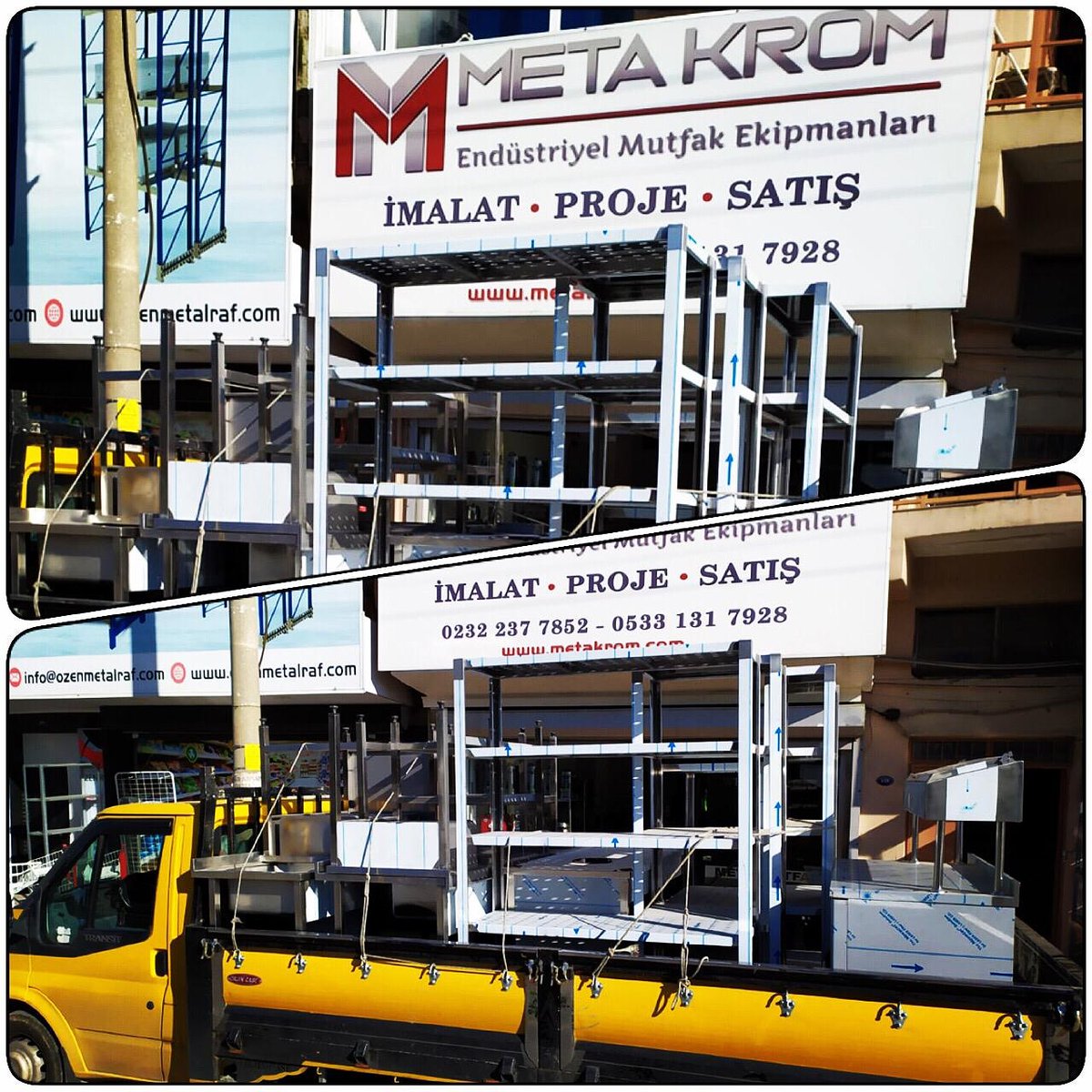 MetakromMutfak's tweet photo. Projelere Devam ✅ Günün Teslimatı Mistral/İzmir 👍 Müşterimize Hayırlı Olsun.. 

https://t.co/qIU012U5Qh //  Endüstriyel Mutfak İmalat &amp; Proje &amp; Satış https://t.co/DfEsA4SSOp