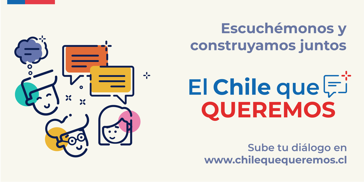 #FelizMiercoles Hoy se lanza campaña "El Chile que queremos", con el apoyo de la plataforma desarrollada por <a href="/GobDigitalCL/">Gobierno Digital</a> <a href="/Segpres/">Ministerio Secretaría General de la Presidencia</a> , para que todos los ciudadanos tengan un espacio para ser escuchados y construir el país en el que queremos vivir!