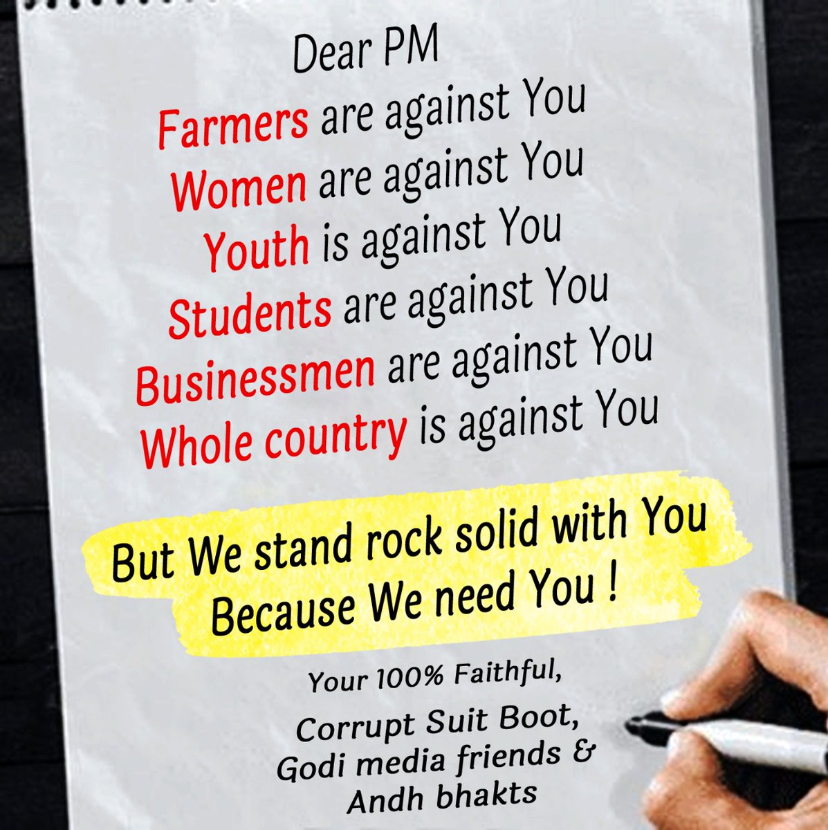 rohanrgupta's tweet photo. #Realprofilepic
Desh ki Awaaz v/s Andh bhakt ki Awaaz ! https://t.co/Fwku3ELcLt
