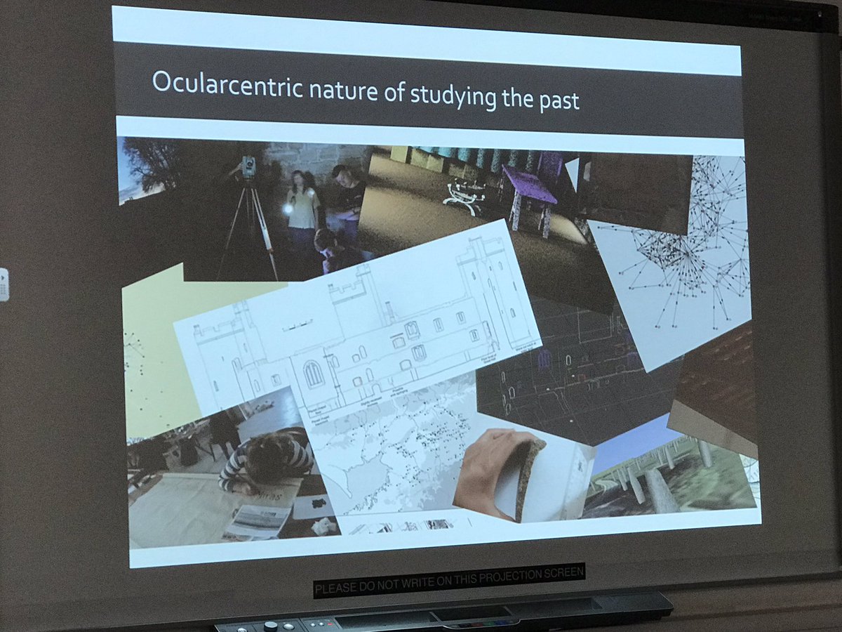 CaradocPeters's tweet photo. Understanding of the sonic environment more engagement than the usual ocularcentric experience @CatrionaCooper #tag2019ucl #tag37 https://t.co/IgUgRC1sSS