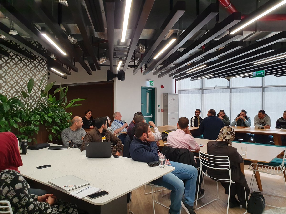 ExpediaJo's tweet photo. Our awesome colleagues at the IOTA team conducted their first in-house tech talk under the title “Getting started with Production Monitoring”. Many professionals from the Jordan market participated in this session, which saw a great interaction and engagement. https://t.co/jtC1E8CDR4