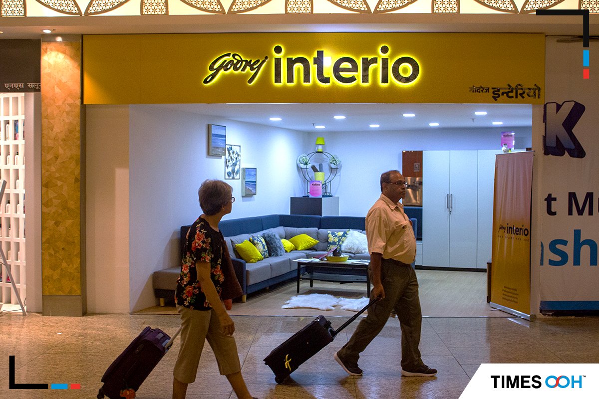 times_ooh's tweet photo. Visit Today! @GodrejInterio4U experience center at Mumbai Airport @CSMIA_Official.  #GodrejInterio
#MakeSpaceForCelebrations #MakeSpaceForLife 
#MakeSpaceForFamily #Godrej #OOH #Innovation #ExperienceMarketing #Mumbai #MumbaiAirport #T2 #AirportAdvertising #AirportDiaries https://t.co/l5mTjtVtPB