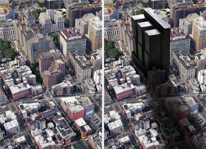 TedGrunewald's tweet photo. @kimmelman @nytimes After cancelling a multi-billion-$ contract to construct a new jail, LA commits to "care first" approach, taking that money & investing in supportive housing and diversion. #NoNewJails.
https://t.co/1U5ezBHZHu
#Fauxgressive #BuildDeBlasio's approach?
New 50-story #SuperJails: https://t.co/meX1RsHAXj
