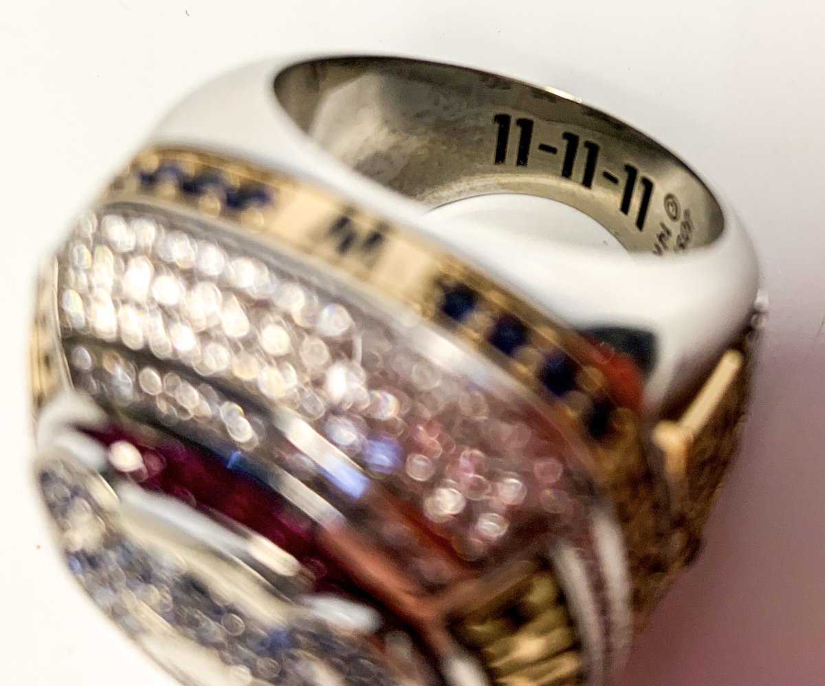 SBCubs's tweet photo. CUBS CHAMPIONSHIP RING FACT #8
The date 11-11-11 is etched into the band, commemorating the day @AndrewTBerlin purchased the South Bend baseball franchise (November 11, 2011). #CubsWin #Champions #FlyTheW #RingFacts #SBCubs https://t.co/gAk2SENSPH