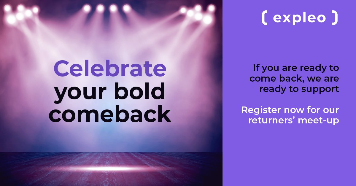 ExpleoGroup's tweet photo. Expleo Ireland are launching a returners programme where we are looking to welcome people back into the workforce after a break of at least two years. Read the full details here and register for our event in January: https://t.co/xuEgHiHIYS #returnersprogramme #backtowork https://t.co/zNzyNIXXiV