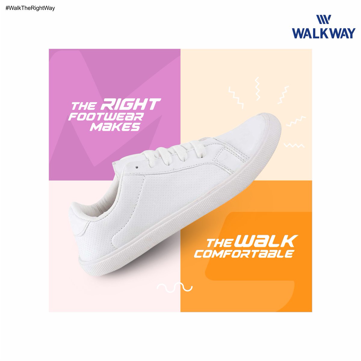 walkwayshoes's tweet photo. Wearing the right footwear will not only make your walk comfortable but will also have a positive impact on your body.
#WalkTheRightWay #WalkwayShoes #WalkwayFootwear #TrendEverday #Walkway #Comfort #SmartChoice #Posture #Select #FootwearStore #WhiteShoes #Sneakers #CasualShoes https://t.co/abK0t5FM28