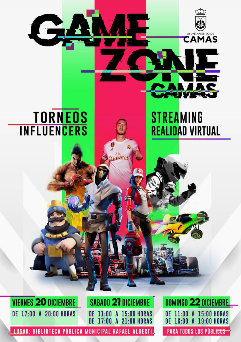 ParaisoGamerAS's tweet image. Este fin de semana, todos jugamos en CAMAS.