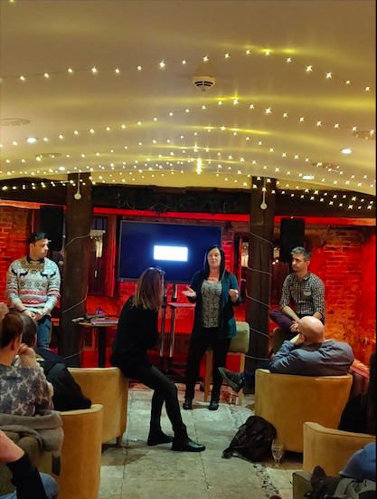 HelloThredd's tweet photo. Sam Kelly took to the stage at @DynamoNorthEast Fintech Friends meet up to speak about the #GPS innovation behind many of today's leading fintech players. Go Sam! #TheGPSWay #ThePayTechPioneer #fintechfriends https://t.co/EmNPT5j6ky