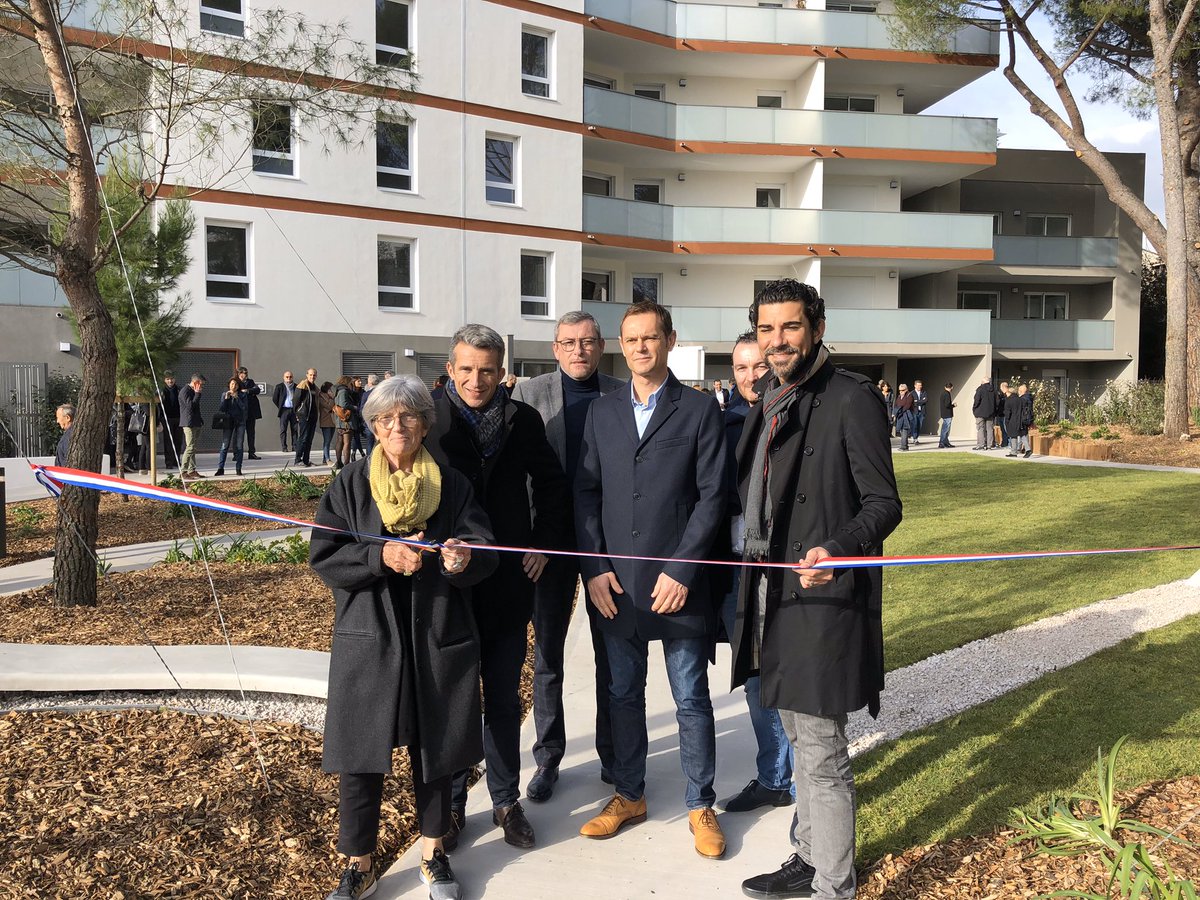 chantal_marion's tweet photo. Inauguration « Home Inside » #Angelottipromotion #Exo7 ▶️Espace boisé privatif et classé ▶️ 2 projets innovants @Amaplace_mtp boites aux lettres @cocoon_space ▶️10 logements @AcmHabitat ▶️mixité ▶️tramway ligne2 ▶️objectifs atteints #Manifeste #Montpellier @Saurel_P https://t.co/EJvztvX6et
