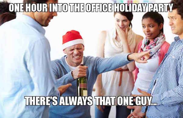 wchkfm's tweet photo. Ok, so this is typically #RoosterInTheCoop any advice for him to avoid being this guy at the #OfficeChristmasParty today?  #Help #MerryChristmas https://t.co/Q2OvFeP7Uh