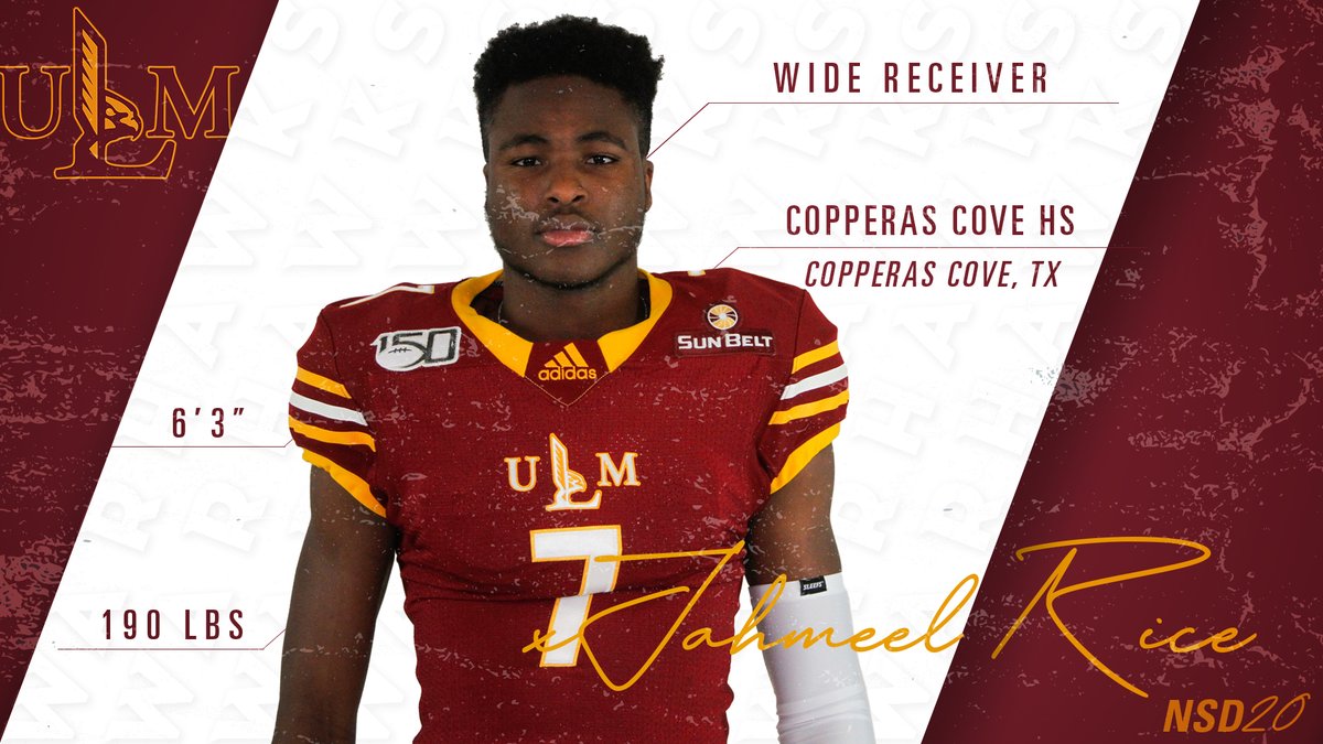 ULM_FB's tweet photo. SIGNED!

Welcome to the family, @RiceJahmeel https://t.co/NejpbZAnQc