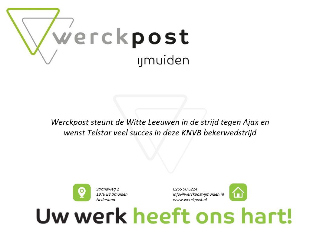 🏆⚽️⚽️Vanavond 18:30 Telstar - Ajax ⚽️⚽️🏆

#voetbal #KNVBbeker #Telstar #Ajax