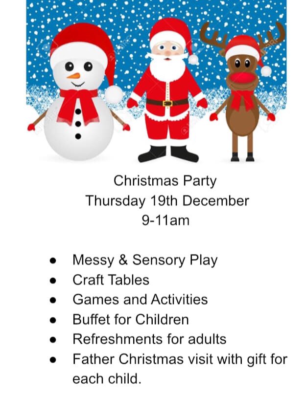 TreuddynUnder5's tweet photo. Tomorrow is our Christmas party - details attached. We have lots and lots of fun planned and lots of lovely activities and keepsake crafts. Everyone welcome - please note the party  is free of charge but we are asking for food/gift donations for Mold Foodbank! Diolch! X https://t.co/QhcmJ6dW6g