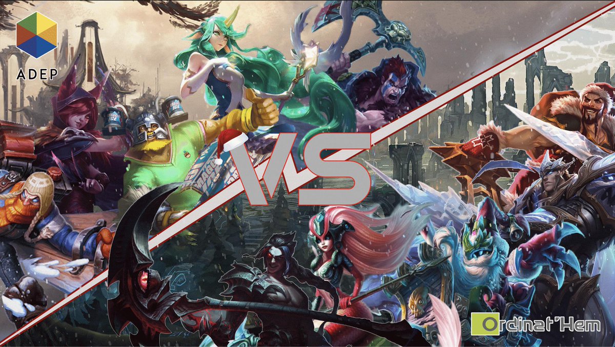adeproubaix's tweet photo. 📣 #EScope VS @Ordinathem 🕹
C'est le tournoi amical de fin d'année sur #LeagueOfLegends !
⏰ Ouverture dès 14h
💪 Début du tournoi 15h
📍 94 Rue Léon Marlot Roubaix
Et parce que c'est #Noël, nous avons aussi des cadeaux pour le public 🎁
@roubaix @mairiedehem https://t.co/bd0XoVdAnX