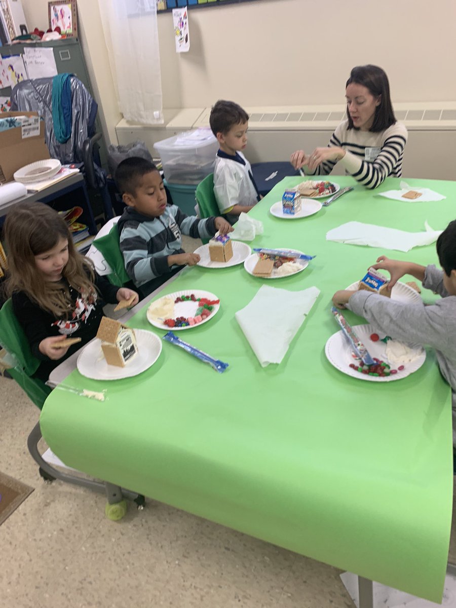 Kindergarten making Gingerbread Houses <a href="/NWElementary/">North Wales Elem.</a> <a href="/LaurenpattNPSD/">Lauren Patterson</a> <a href="/VictoriaHorrell/">Victoria Horrell</a> @msplendido