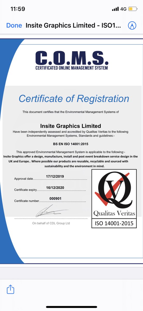 Insite Graphics London – London’s largest event print specialists