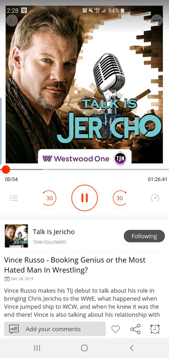THEVinceRusso's tweet photo. .@IAmJericho, THANK YOU for Having Me! If anyone is a Non-Subscriber to @RussosFamily get Your FREE MONTH as a Trial. Our Holiday Gift to You. Just go to https://t.co/17iU7cAwCf https://t.co/nmbgD42p2s