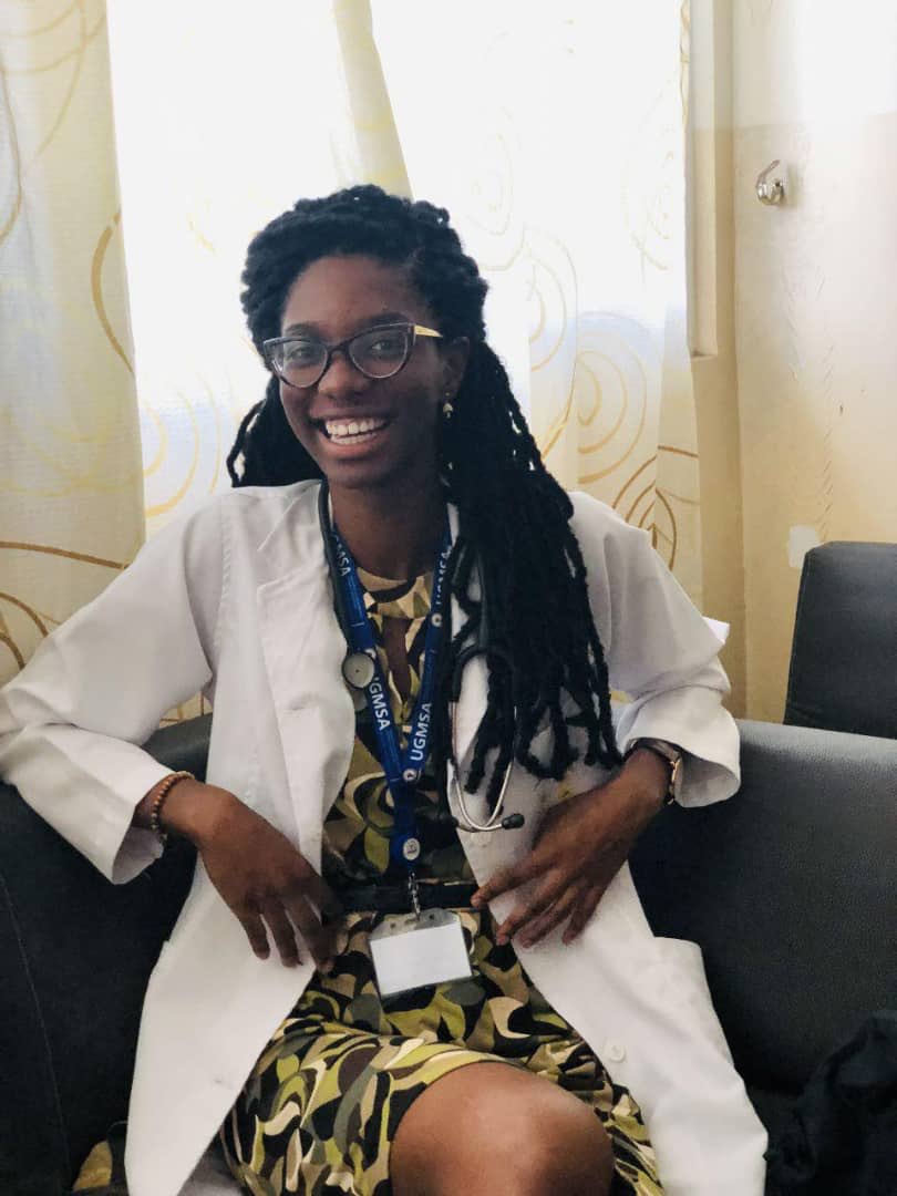 ugmsa_'s tweet photo. Our #WCW goes to Emmanuella Agyemang. Ella is a diehard theatre arts fan and local area champion of monopoly. When she's not indulging these interests, you can find her hard at work pursuing issues of global health and health advocacy through platforms like @AccraWHO_ https://t.co/u4n8OEMUML