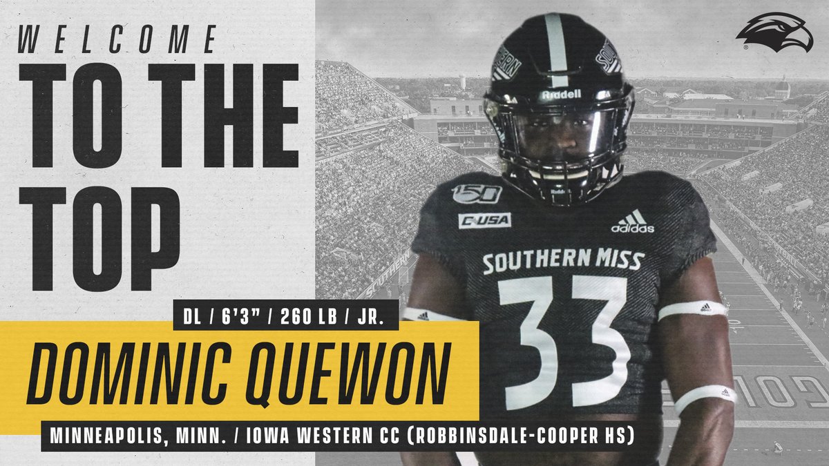 SouthernMissFB's tweet photo. .@sk_lane is heading south!

Welcome to Hattiesburg! 🙌 #SMTTT https://t.co/tT9YuX0f9w
