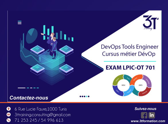 3tFormation's tweet photo. #Préparation à la #Certification #DevOps_Tools_Engineer
#Metier_DevOps
#Exam_LPIC_OT_701
Join US : 54 996 613 / 22176 786 https://t.co/kPRDApy62u