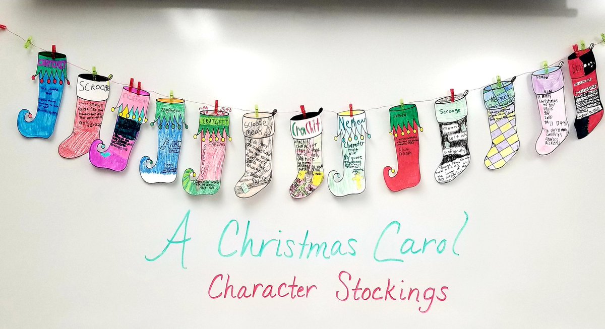 So proud of what my students created to represent various characters #180bulldogbrags