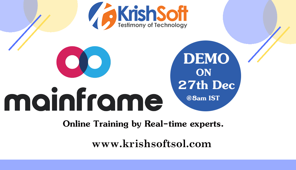 krish_soft_sol's tweet image. 📌we start a new Batch on Main Frames Online Training.
📌Limited Seats | 100% Job Assistance.
📌Demo On Thursday, 27th December at 08:00 am IST
📌Learn from Industry Experts 👨🏻👩🏻

Follow Us:facebook.com/krishsoftsolut…

Contact Us:
Call:+91 9052552000/7993342688
