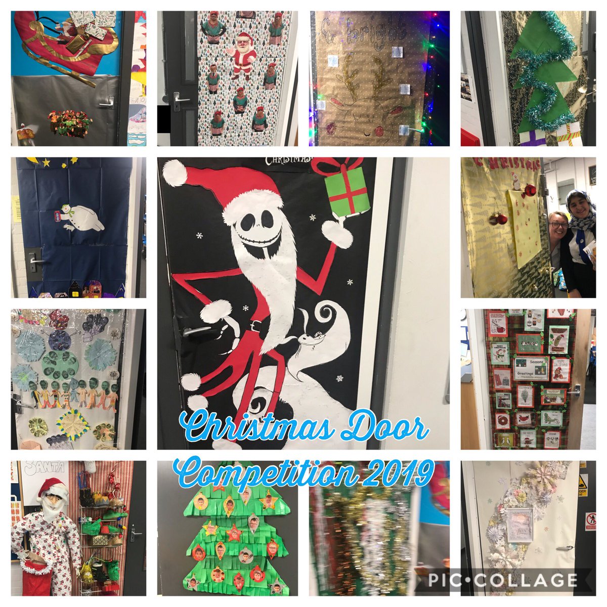 AbercornSecSch's tweet photo. Our young people have been working with staff recently on the Christmas door competition. Judging takes place tomorrow #teamwork #whoshouldwin https://t.co/EE3pAQlvLt