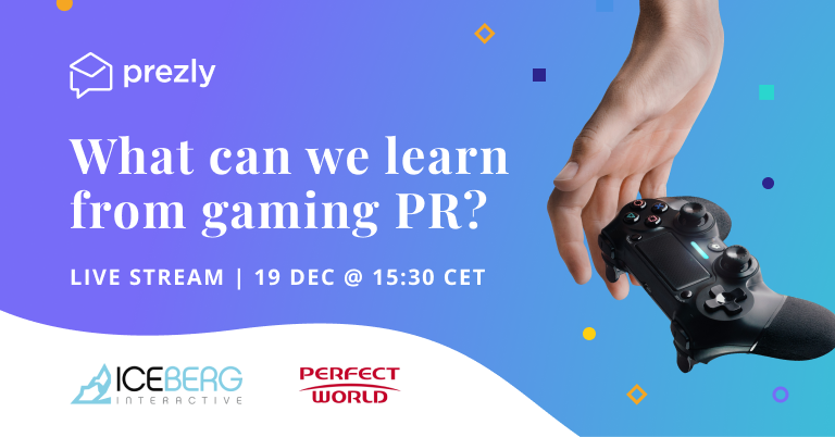 Prezly's tweet photo. 1 day until our livestream! Have you registered yet? It's the perfect thing to wrap up 2019 and get some ideas mulling for your 2020 comms strategy. See you there 😎 #notjustforgamers #PR #PublicRelations
https://t.co/MFTOngScZC https://t.co/mEu6vxsWPR