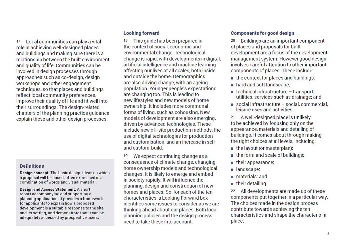 VanessaStAlbans's tweet image. #Nationaldesignguide assets.publishing.service.gov.uk/government/upl…  ‘This guide illustrates how well-designed places that are beautiful, enduring and successful can be achieved in practice.’ Wonder how many councils &amp;amp; developers’ are actually using it?