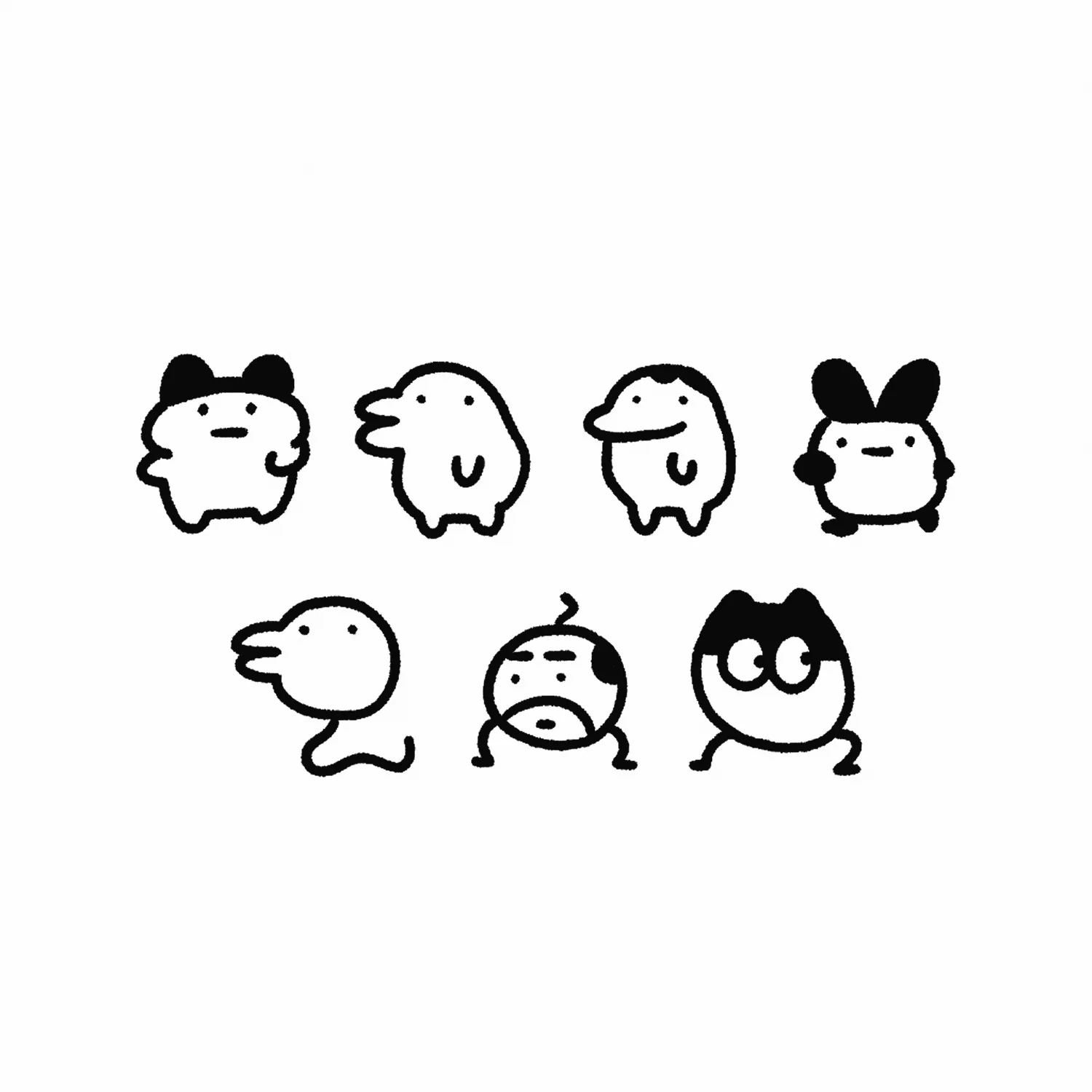 ドット絵。すごいかわいい。なんかみたことのありそうなものが、たくさん…。