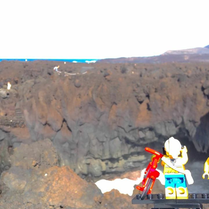 [From our facebook page ... ]Today, our big people hired bikes (electric, the lazy things). This was en-rpute to El Golf #Lego #legophotography #legotravellers #Lanzarote